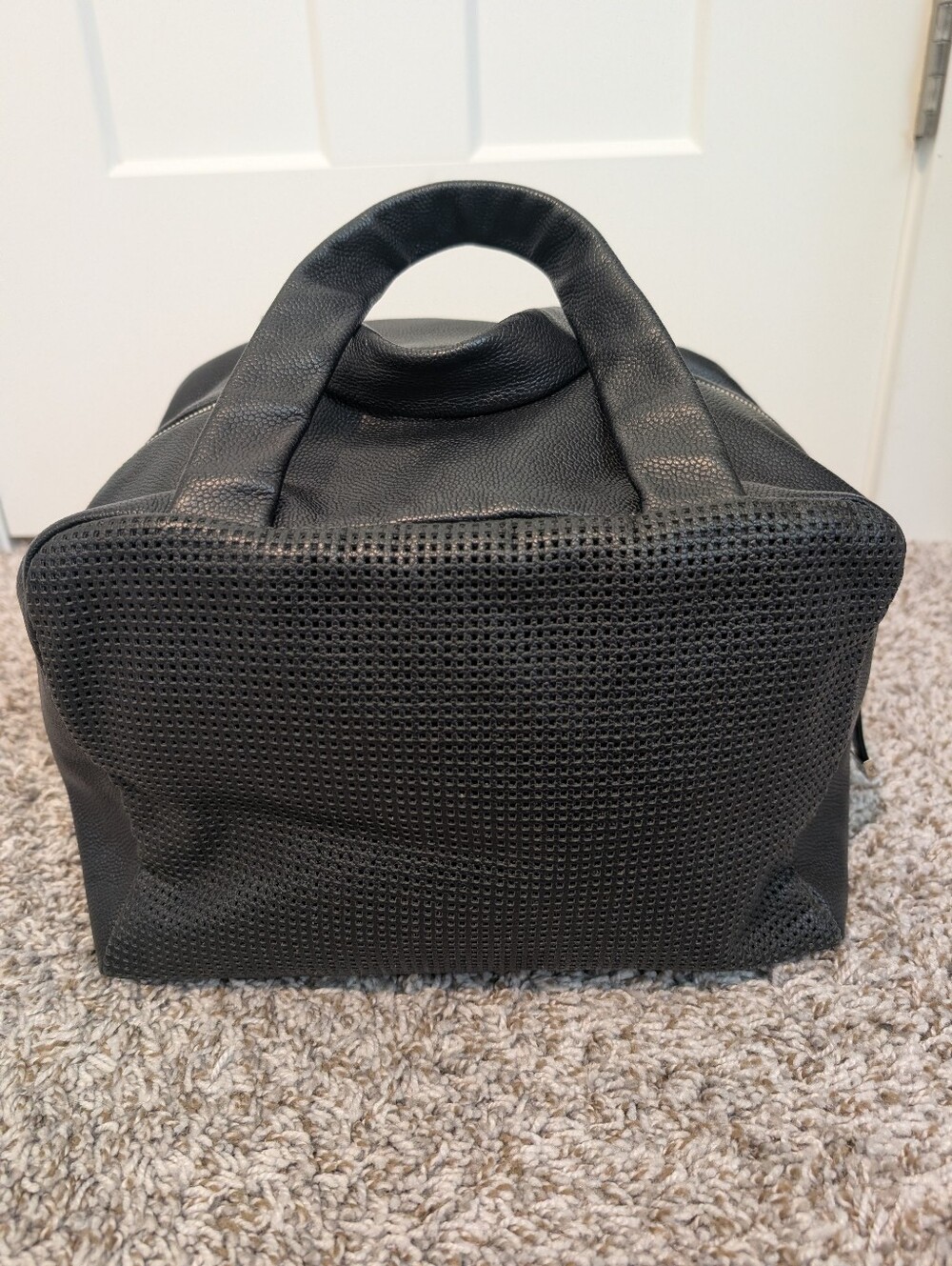 Authentic Chanel Black Perforated Leather CC Handle Bag - Picture 3 of 16